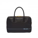 Prada Black Mirage Medium Top Handle Bag