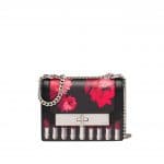 Prada Black/Red Printed Séverine Shoulder Bag