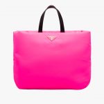 Prada Fuchsia Large Padded Nylon Tote Bag