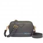 Prada Gray Mirage Shoulder Bag