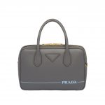 Prada Gray Mirage Small Top Handle Bag