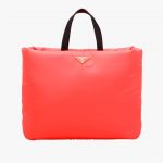 Prada Red Large Padded Nylon Tote Bag