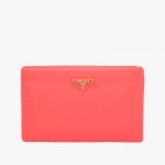 Prada Red Medium Padded Nylon Clutch Bag