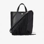 Proenza Schouler Black Tasseled Small Hex Tote Bag