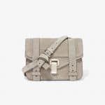 Proenza Schouler Dark Taupe Suede PS1 Mini Crossbody Bag