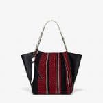 Proenza Schouler Red/Black Mix Woven Extra Large Tote Bag