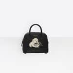 Balenciaga Black Puppy and Kitten Ville Top Handle XXS Bag