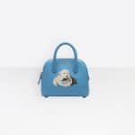 Balenciaga Bleu Turquoise Puppy and Kitten Ville Top Handle XXS Bag