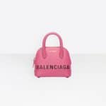 Balenciaga Bubble Gum Logo Ville Top Handle XXS Bag