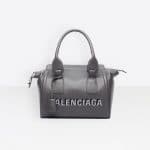 Balenciaga Gris Cendre Monday Bowling S Bag