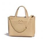 Chanel Beige Lady Coco Small Shopping Bag
