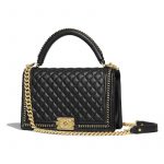 Chanel Black Boy Chanel Handle New Medium Bag