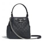 Chanel Black Chain Bucket Mini Bag
