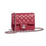 Chanel Pink Classic Square Mini Flap Bag