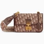 Dior Brown Oblique Canvas Dioraddict Flap Bag