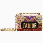 Dior Multicolor Embroidered Mini J'adior Flap Bag