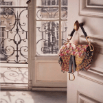 Dior Multicolor Embroidered Saddle Bag