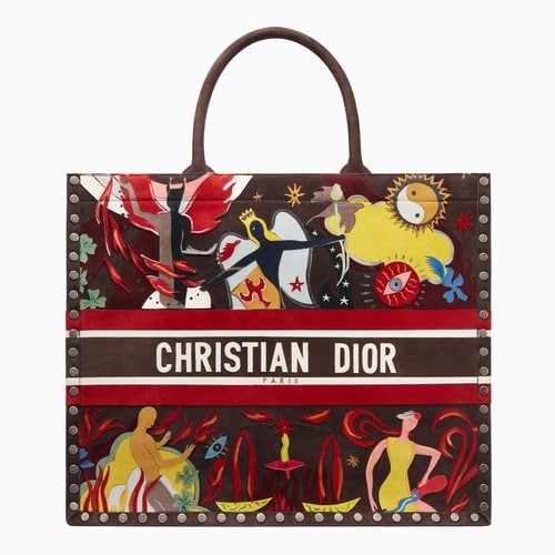 DIOR BOOK TOTE 42 FLORAL - MW FASHION TALKY 