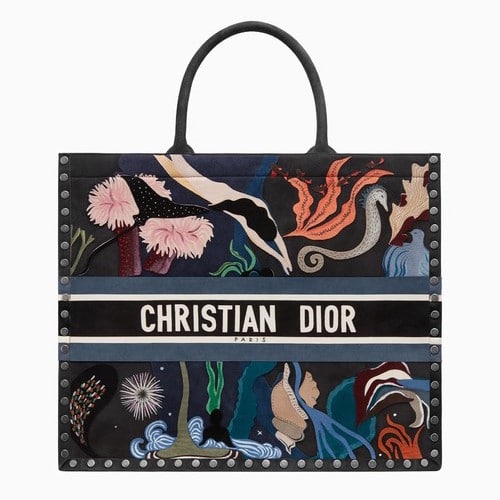 Dior Vertical Book Tote Bag for Cruise 2020 - Spotted Fashion