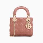 Dior Pink Mini Lady Dior Bag