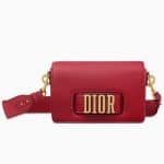 Dior Red Calfskin Dio(r)evolution Flap Bag