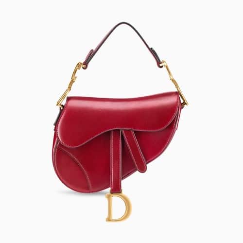 mini saddle calfskin bag price