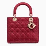 Dior Red Lady Dior Bag