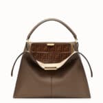 Fendi Brown Peekaboo X-Lite Bag