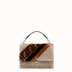 Fendi Multicolor Sheepskin Kan I Bag