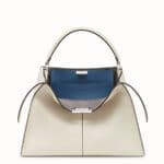 Fendi White Peekaboo X-Lite Bag