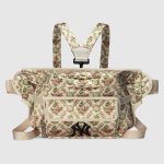 Gucci Floral Tapestry Satin NY Yankees Belt Bag