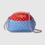 Gucci Red/Blue Laminated Mini Bag