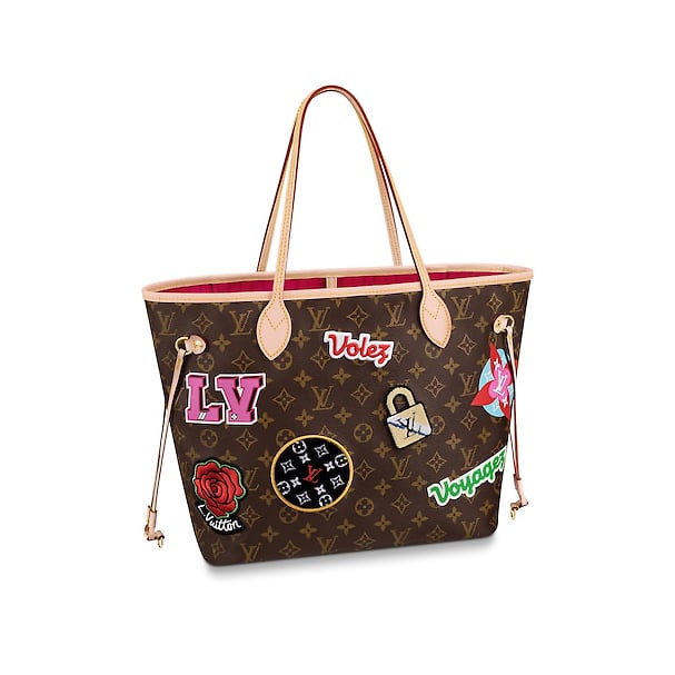 louis vuitton bag with patches