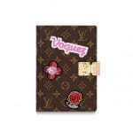 Louis Vuitton Monogram Patches Notebook Cover