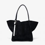 Proenza Schouler Black Extra Large Suede Tote Bag