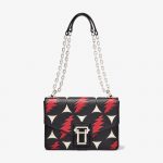 Proenza Schouler Black/Red Grateful Dead Hava Chain Shoulder Bag