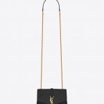 Saint Laurent Black Matelassé Sulpice Small Bag