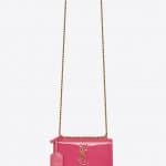 Saint Laurent Pink Patent Sunset Small Bag