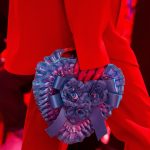 Balenciaga Purple Heart Shaped Clutch Bag - Spring 2019