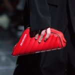 Balenciaga Red Quilted Clutch Bag - Spring 2019