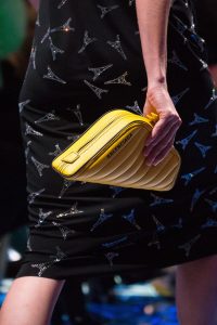 Balenciaga Yellow Quilted Clutch Bag - Spring 2019