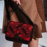 Burberry Burgundy/Red Flap Bag - Spring 2019