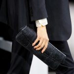 Celine Black Python Clutch Bag - Spring 2019