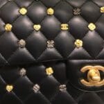 Chanel Black 18K Charms Medium Classic Flap Bag 2