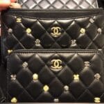 Chanel Black 18K Charms Small Leather Goods 2