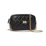 Chanel Black 2.55 Reissue Camera Case Bag