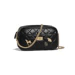 Chanel Black Lucky Charm Reissue Camera Case Bag