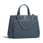 Chanel Blue Business Affinity Medium Shopping Bag