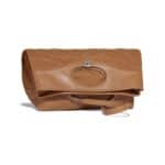 Chanel Dark Beige Calfskin:Wool Chanel 31 Large Shopping Bag