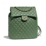 Chanel Green Urban Spirit Large Backpack Bag